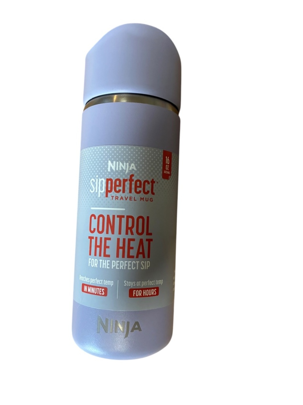 Ninja Sip Perfect 16oz. Travel Mug, Stainless Steel NWT